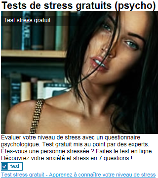 Tests stress gratuits